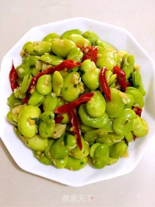 蒜香蚕豆的做法步骤：10