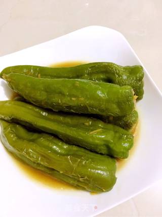 虎皮青椒酿肉的做法步骤：10