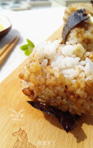 烤核桃饭团的做法步骤：11