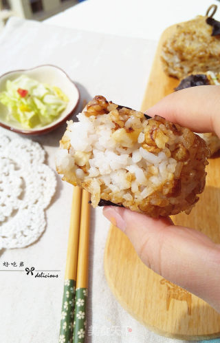 烤核桃饭团的做法步骤：12