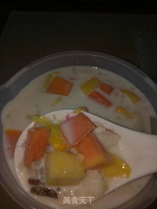 水果椰汁西米露的做法步骤：4