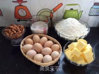 杏仁曲奇的做法步骤：1