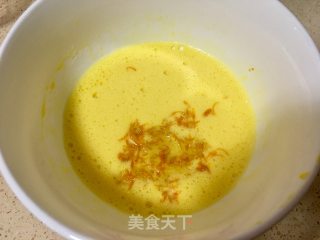 橙香戚风蛋糕的做法步骤：6