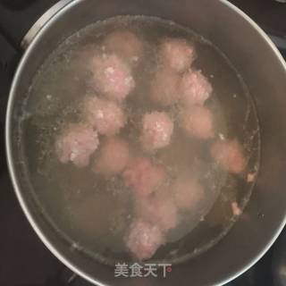 榨菜圆子汤的做法步骤：8