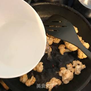 辣炒花菜的做法步骤：9