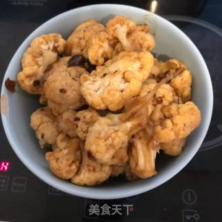 辣炒花菜的做法步骤：12