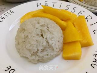 椰浆芒果糯米饭的做法步骤：6