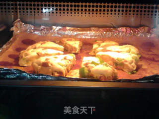 青椒豆干司康的做法步骤：12