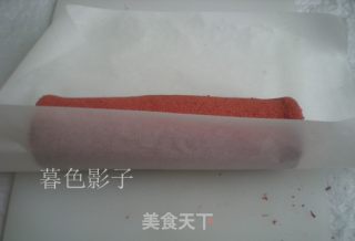 红丝绒奶油卷的做法步骤：14