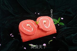 红丝绒奶油卷的做法步骤：16
