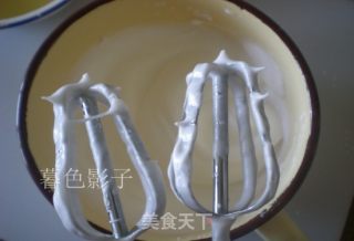 菜汁小方奶油蛋糕的做法步骤：4