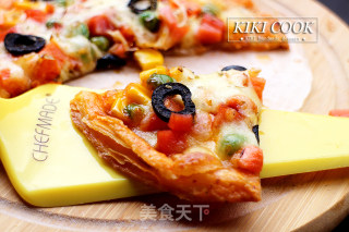 酥皮披萨的做法步骤：9