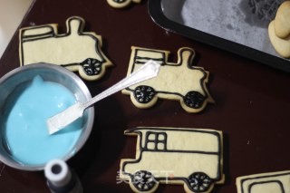 小火车童趣饼干的做法步骤：8