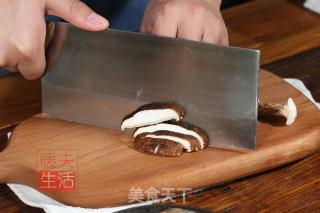 香菇虾仁粥的做法步骤：2