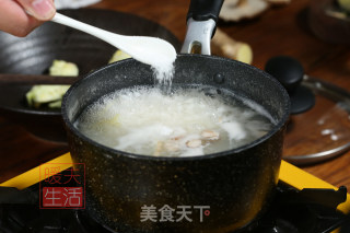 香菇虾仁粥的做法步骤：5