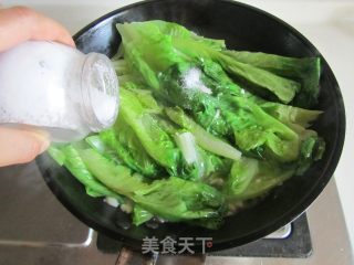 蒜蓉生菜的做法步骤：4