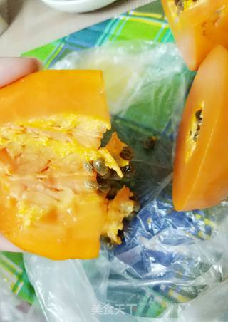 木瓜牛奶杯的做法步骤：2