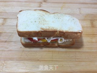 香蕉吐司三明治——快手早餐的做法步骤：12
