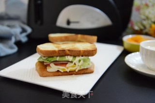 香蕉吐司三明治——快手早餐的做法步骤：13