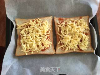 海陆吐司披萨的做法步骤：8