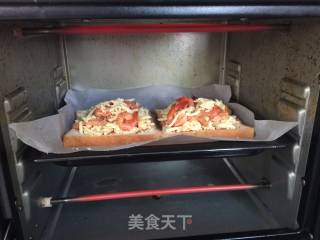 海陆吐司披萨的做法步骤：11