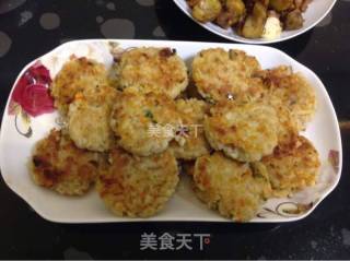 藕饼的做法步骤：5