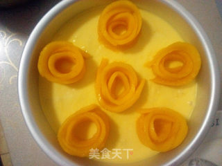 玫瑰花水晶芒果慕斯的做法步骤：14