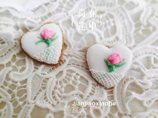 蕾丝玫瑰糖霜饼干的做法步骤：15