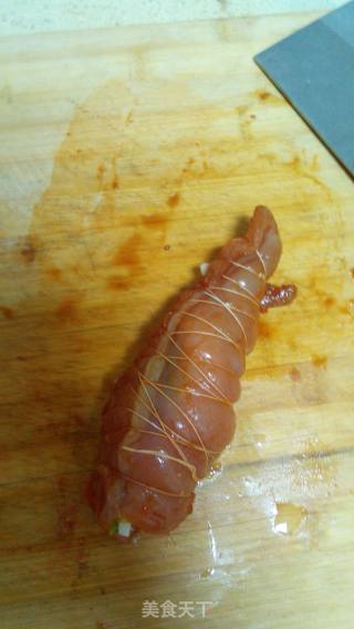 年糕鸡肉卷的做法步骤：6