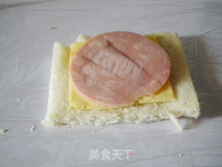 火腿奶酪三明治的做法步骤：5