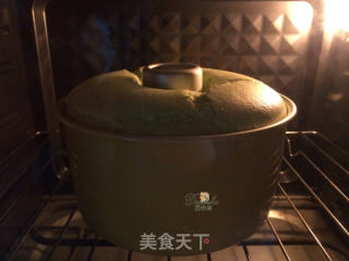 菠菜戚风的做法步骤：9