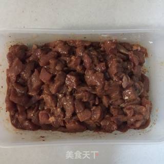 孜然牙签肉的做法步骤：5