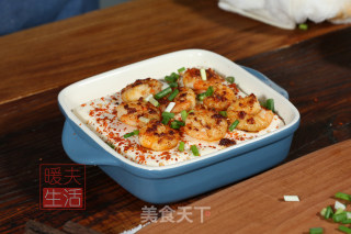 虾仁豆腐托的做法步骤：8