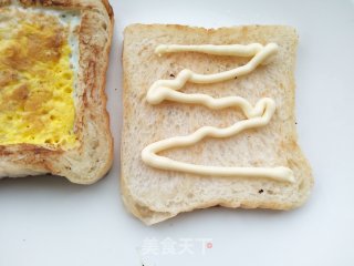 快手三明治的做法步骤：8