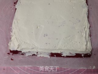 红丝绒蛋糕卷的做法步骤：18