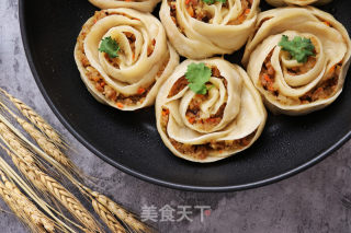 粗粮细作｜玫瑰煎饺的做法步骤：18