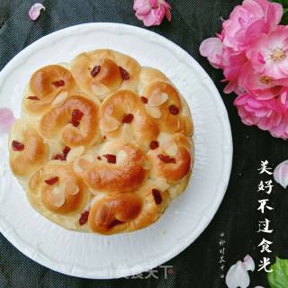 蔓越莓花朵面包的做法步骤：12