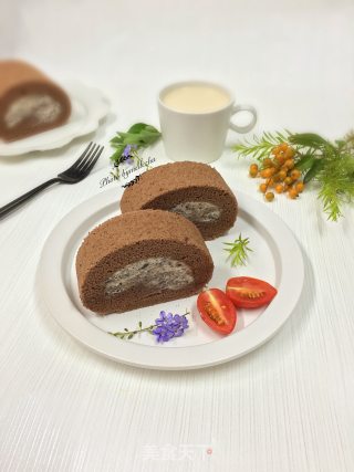 可可蛋糕卷的做法步骤：13