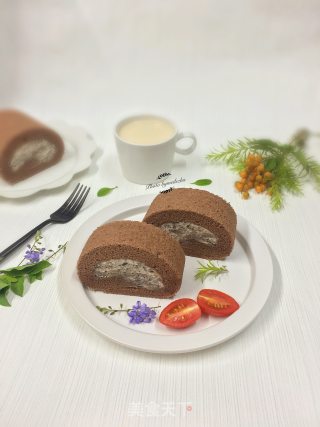 可可蛋糕卷的做法步骤：14