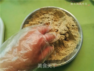 香油豆沙绿豆糕的做法步骤：9