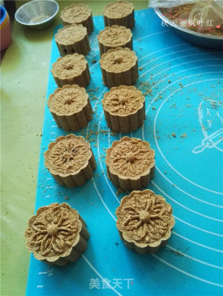 香油豆沙绿豆糕的做法步骤：14