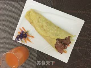 矄肠清爽蛋饼的做法步骤：7