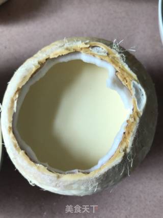 椰子炖奶的做法步骤：5