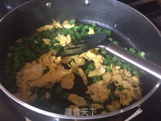 青椒炒鸡蛋的做法步骤：5