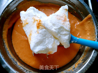 胡萝卜戚风的做法步骤：9