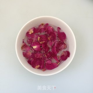 牡丹花护肤粥的做法步骤：2