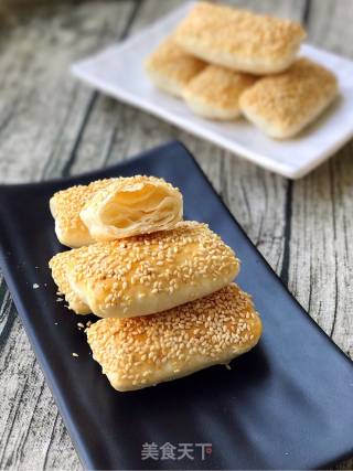 芝麻小烧饼的做法步骤：14