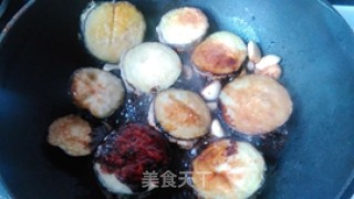 蒜子烧茄盒的做法步骤：10