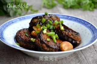 蒜子烧茄盒的做法步骤：12