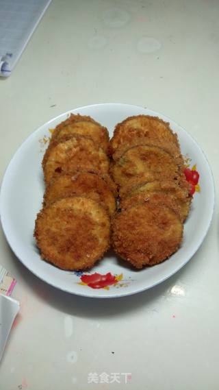 酥炸茄盒的做法步骤：5